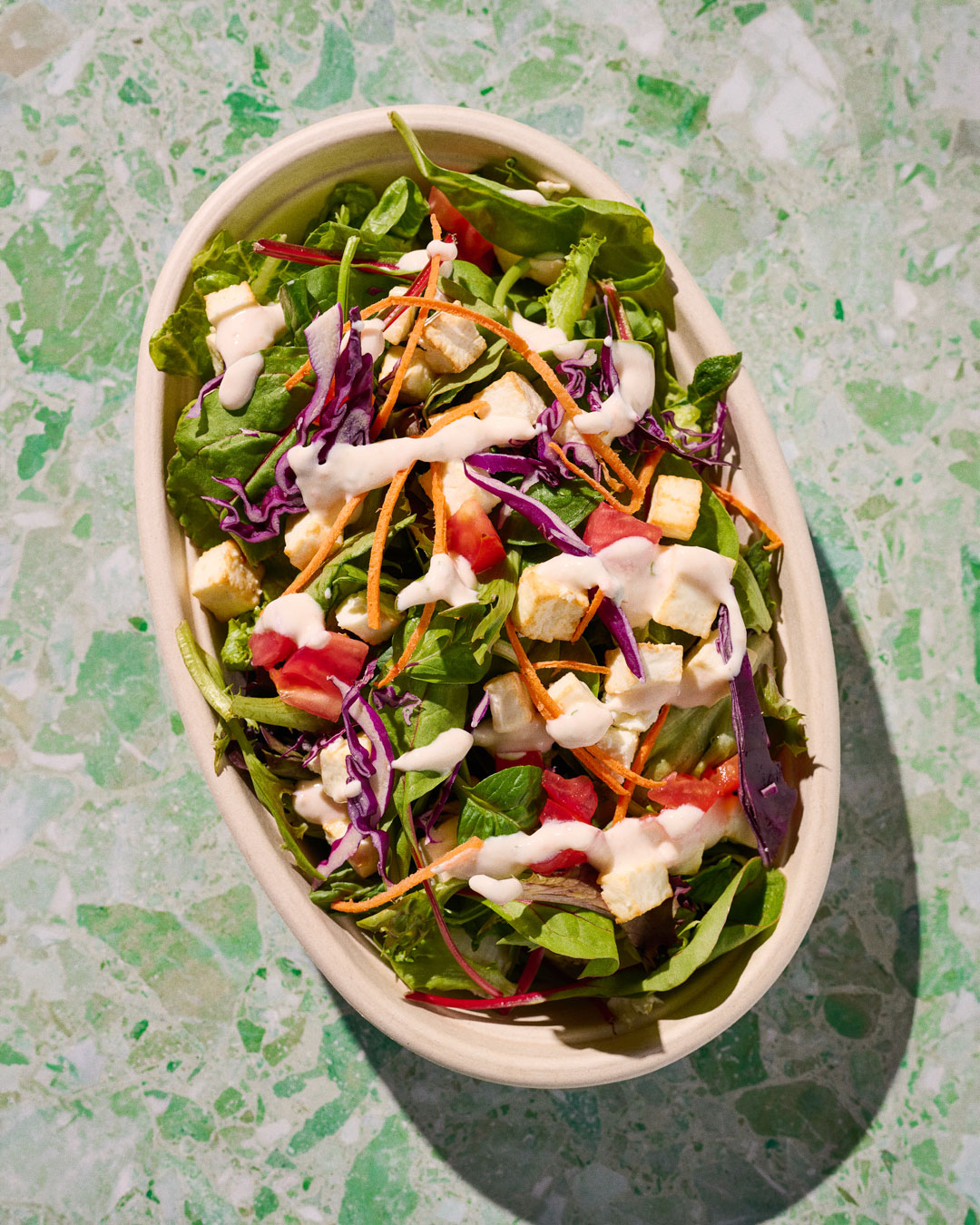 Fresh salad from Sankranti Indian Restaurant